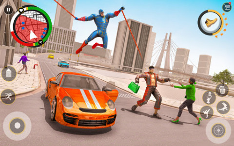 اسکرین شات بازی Spider Rope hero 2021 – Vegas Crime City Simulator 2