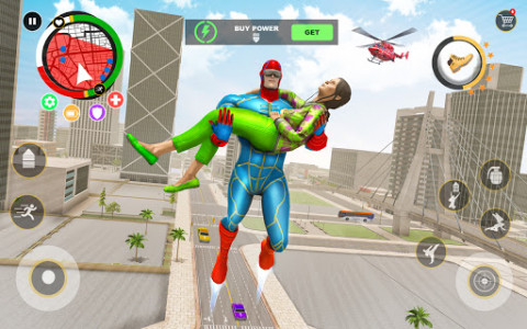 اسکرین شات بازی Spider Rope hero 2021 – Vegas Crime City Simulator 1