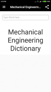 اسکرین شات برنامه Mechanical Dictionary 1