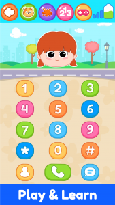 اسکرین شات بازی Baby Smart Phone Kids Game 1-5 1