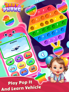 اسکرین شات 5 بازی Baby Phone For Toddlers Games