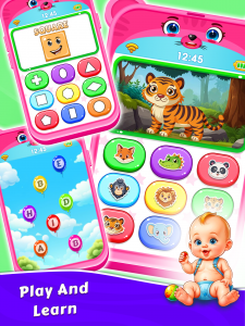 اسکرین شات 2 بازی Baby Phone For Toddlers Games