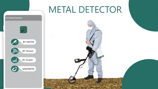 اسکرین شات برنامه Metal Detector App 1