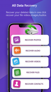 اسکرین شات برنامه Data Recovery - SdCard & Phone 1
