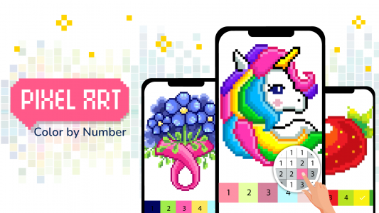 اسکرین شات 8 بازی Pixel Art Color by number Game