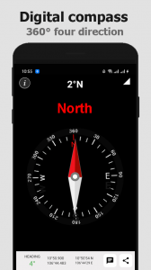 اسکرین شات 4 برنامه Compass For Maps
