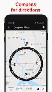 اسکرین شات برنامه Compass & Map 1
