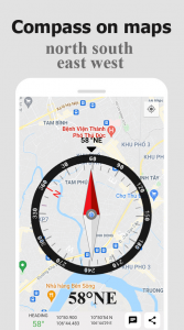 اسکرین شات برنامه Compass For Maps 1