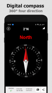 اسکرین شات برنامه Compass For Maps 4