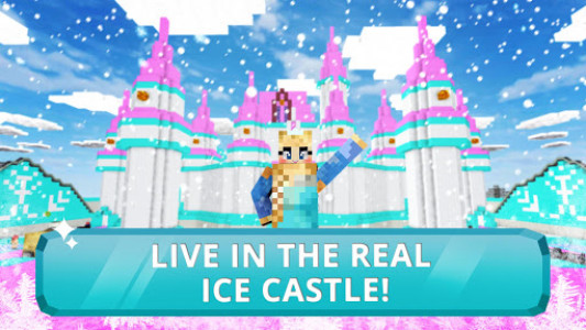 اسکرین شات بازی Ice Princess Craft:❄️ Icy Crafting & Building 7