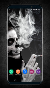 اسکرین شات 1 برنامه Cigarette Smoking Lock Screen