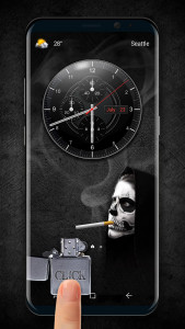 اسکرین شات برنامه Cigarette Smoking Lock Screen 1