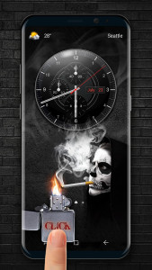 اسکرین شات برنامه Cigarette Smoking Lock Screen 2