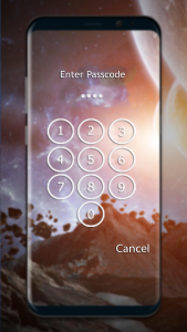 اسکرین شات برنامه Pin Screen Lock 6