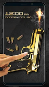 اسکرین شات برنامه Gun Shooting Lock Screen 3