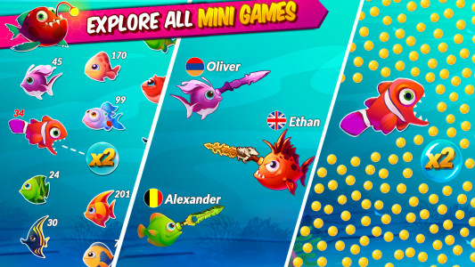 اسکرین شات 1 بازی Big Eat Fish Games Shark Games