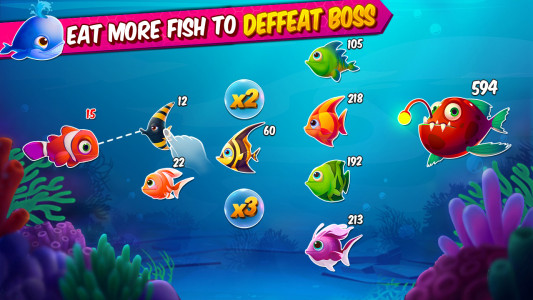 اسکرین شات بازی Big Eat Fish Games Shark Games 2