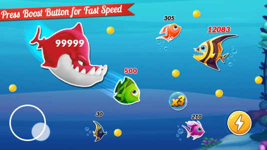 اسکرین شات 1 بازی Fish.IO Fish Games Shark Games