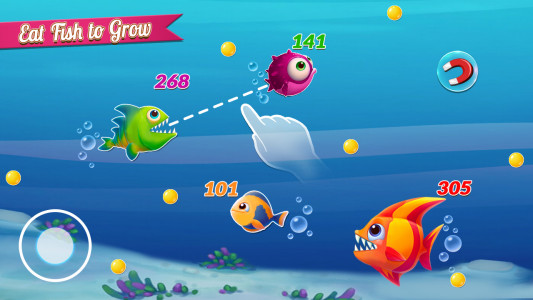 اسکرین شات بازی Fish.IO Fish Games Shark Games 5