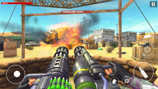 اسکرین شات بازی Machine Guns: Army Battle FPS 1