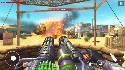 اسکرین شات 1 بازی Machine Guns: Army Battle FPS