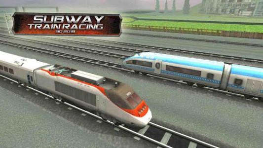 اسکرین شات بازی Subway Train Racing 3D 2019 1