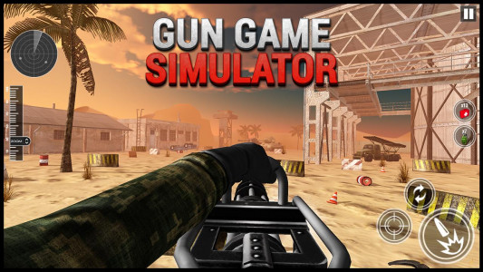 اسکرین شات بازی Machine gun Fire : Gun Games 1