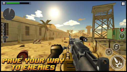 اسکرین شات بازی Machine Guns Fire: Gun Games 2