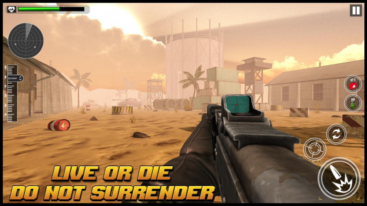 اسکرین شات بازی Machine gun Fire : Gun Games 4