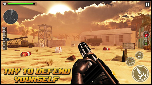 اسکرین شات بازی Machine gun Fire : Gun Games 3