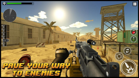 اسکرین شات بازی Machine gun Fire : Gun Games 2