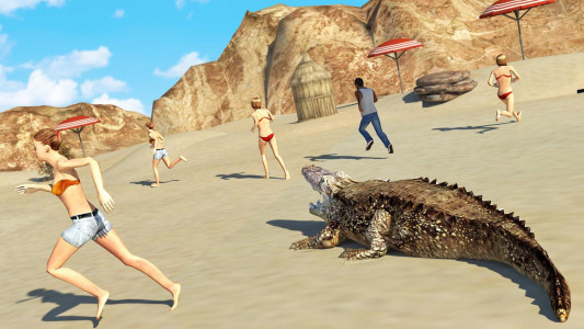 اسکرین شات بازی Hungry Crocodile Simulation 2