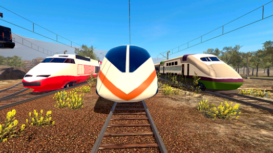 اسکرین شات بازی Train Racing Euro Simulator 3D: Train Games 4