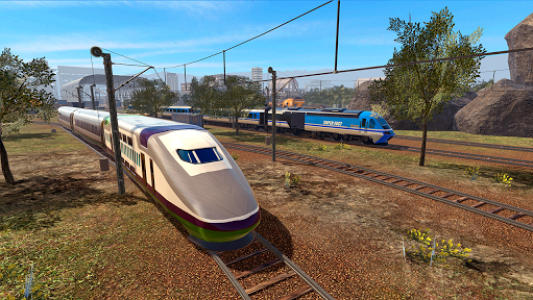 اسکرین شات بازی Train Racing Euro Simulator 3D: Train Games 6