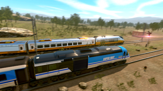اسکرین شات بازی Train Racing Euro Simulator 3D: Train Games 1