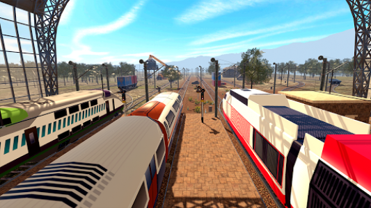 اسکرین شات بازی Train Racing Euro Simulator 3D: Train Games 3