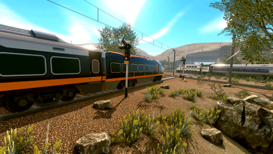 اسکرین شات بازی Train Racing Euro Simulator 3D: Train Games 2
