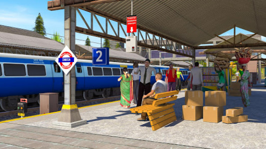 اسکرین شات بازی Indian Train Simulator 1