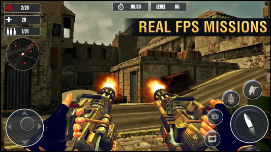 اسکرین شات 1 بازی Machine Gun Firing: Gun Games