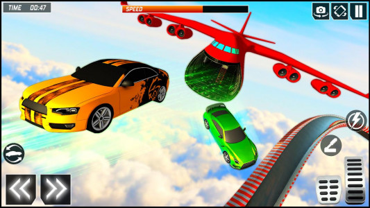 اسکرین شات بازی Mega Car Stunts Race Car Games 6