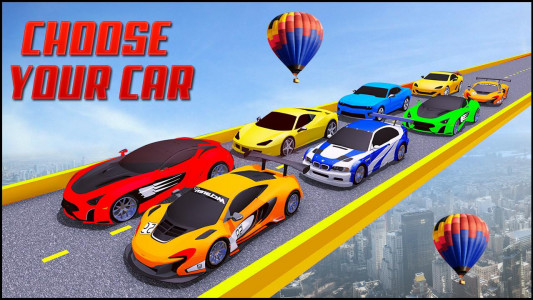 اسکرین شات بازی Mega Car Stunts Race Car Games 2