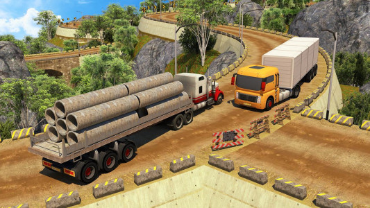 اسکرین شات بازی Offroad 18 Wheeler Truck Drivi 5