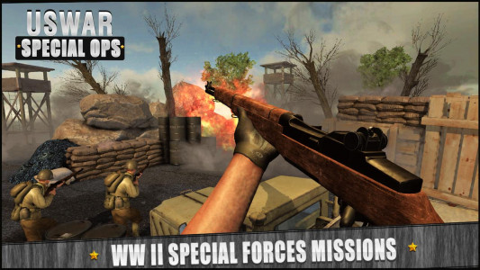 اسکرین شات بازی War Shooters：WW2 War Gun Games 2