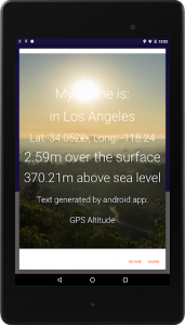 اسکرین شات برنامه My Altitude and Elevation - GPS 7