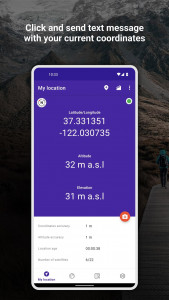 اسکرین شات 2 برنامه My Altitude and Elevation GPS