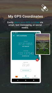 اسکرین شات برنامه My GPS Coordinates 1