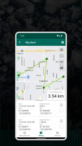 اسکرین شات 5 برنامه My GPS Tape Measure