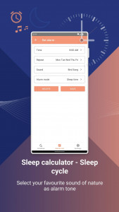 اسکرین شات 1 برنامه Sleep Cycle Sleep Calculator
