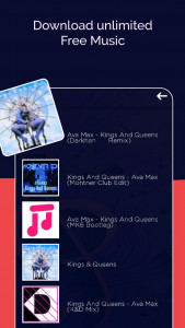 اسکرین شات برنامه Music Downloader -  Mp3 Music 6