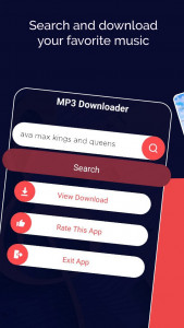 اسکرین شات برنامه Music Downloader -  Mp3 Music 1